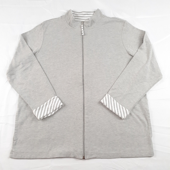 Blair Jackets & Blazers - Blair Lightweight Heather Gray Jacket Size XL